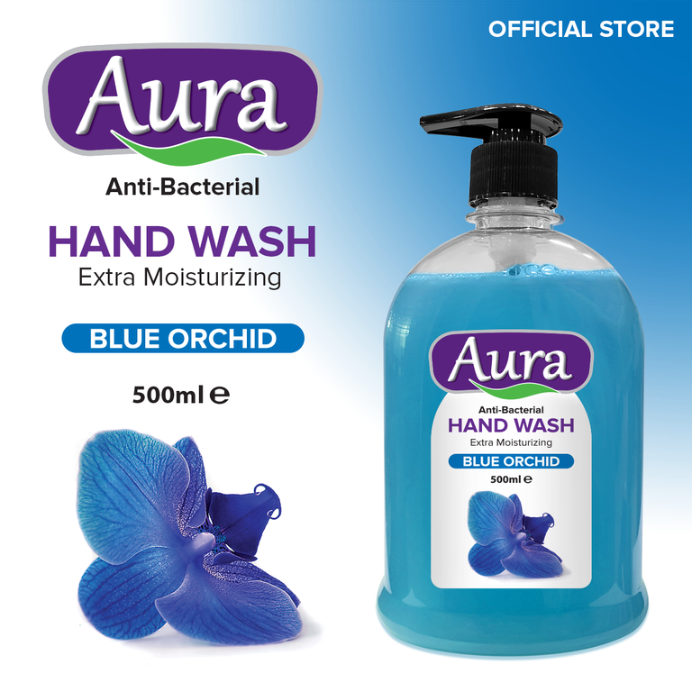 AURA BLUE ORCHID HANDWASH 500ML